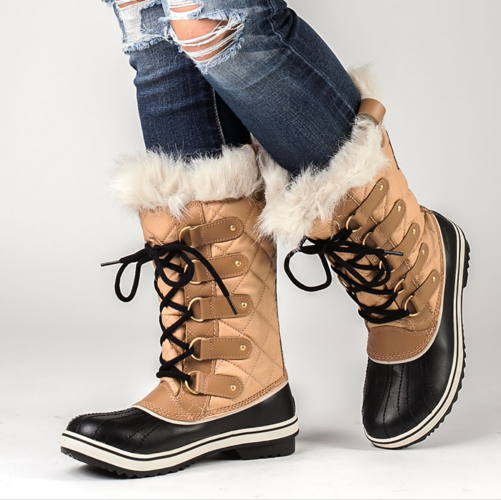 SOREL TOFINO SNOW BOOT QUILTED CANVAS